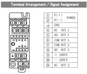MTT Thailand MS3705 Two-point Alarm Setter (Digital Setting Model)
