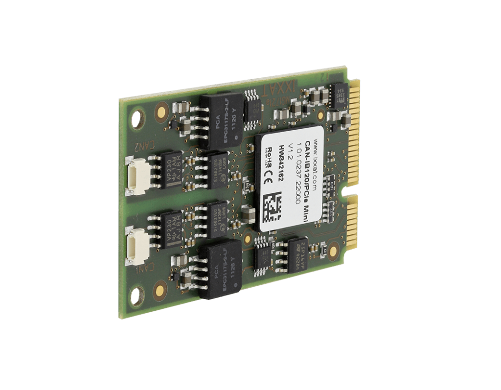 CAN-IB120/PCIe Mini 2 CAN Port, No Galvanic Isolation, CAN socket ...